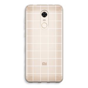 CaseCompany Rooster 2: Xiaomi Redmi 5 Transparant Hoesje