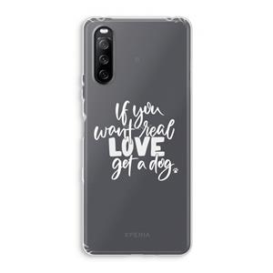 CaseCompany Partner in crime: Sony Xperia 10 III Transparant Hoesje