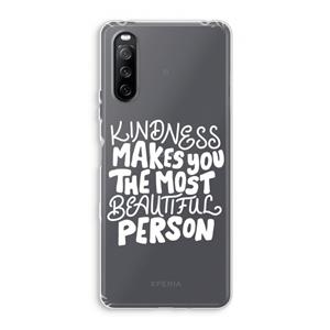 CaseCompany The prettiest: Sony Xperia 10 III Transparant Hoesje