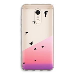 CaseCompany Fly away: Xiaomi Redmi 5 Transparant Hoesje