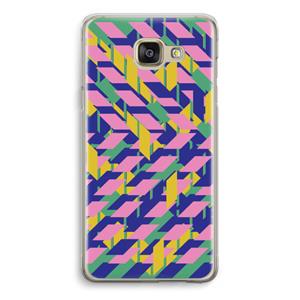 CaseCompany Skew Blush 1: Samsung Galaxy A5 (2016) Transparant Hoesje