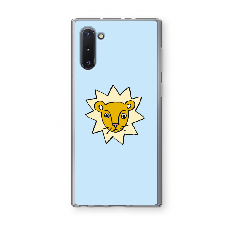 CaseCompany Kleine leeuw: Samsung Galaxy Note 10 Transparant Hoesje