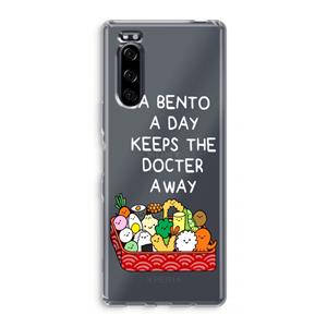 CaseCompany Bento a day: Sony Xperia 5 Transparant Hoesje