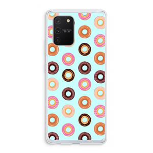 CaseCompany Donuts: Samsung Galaxy S10 Lite Transparant Hoesje