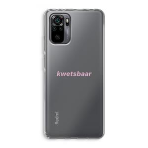 CaseCompany kwetsbaar: Xiaomi Redmi Note 10 Pro Transparant Hoesje