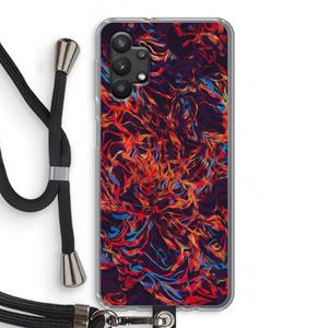 CaseCompany Lucifer: Samsung Galaxy A32 5G Transparant Hoesje met koord