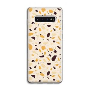 CaseCompany Terrazzo N°13: Samsung Galaxy S10 4G Transparant Hoesje