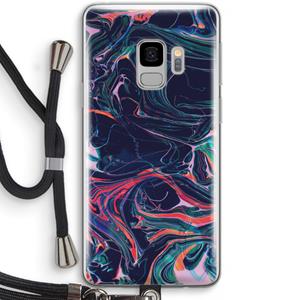 CaseCompany Light Years Beyond: Samsung Galaxy S9 Transparant Hoesje met koord