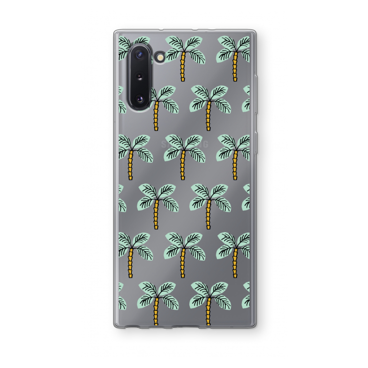CaseCompany Paradise: Samsung Galaxy Note 10 Transparant Hoesje