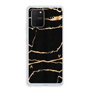 CaseCompany Gouden marmer: Samsung Galaxy S10 Lite Transparant Hoesje