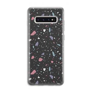 CaseCompany Terrazzo N°16: Samsung Galaxy S10 4G Transparant Hoesje