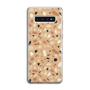 CaseCompany Terrazzo N°17: Samsung Galaxy S10 4G Transparant Hoesje