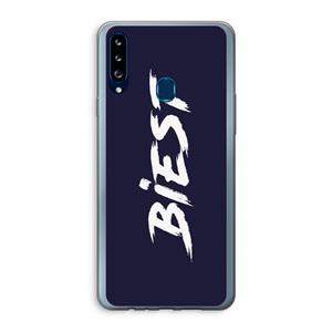 CaseCompany Biest: Samsung Galaxy A20s Transparant Hoesje