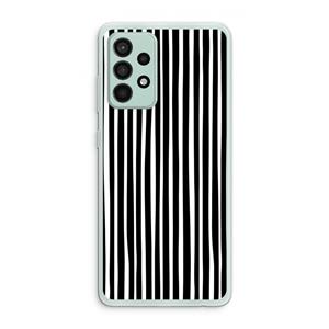 CaseCompany Stripes: Samsung Galaxy A52s 5G Transparant Hoesje