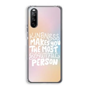 CaseCompany The prettiest: Sony Xperia 10 III Transparant Hoesje