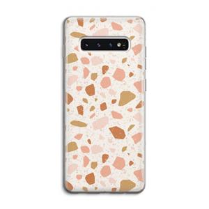 CaseCompany Terrazzo N°18: Samsung Galaxy S10 4G Transparant Hoesje