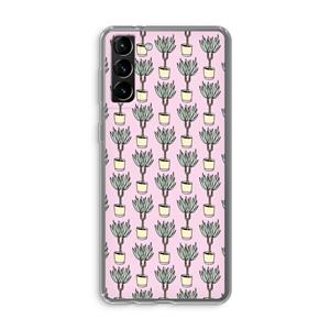 CaseCompany Boompje: Samsung Galaxy S21 Plus Transparant Hoesje