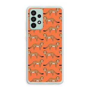 CaseCompany Cheetah: Samsung Galaxy A52s 5G Transparant Hoesje