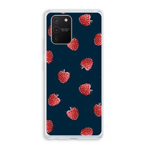 CaseCompany Framboosjes: Samsung Galaxy S10 Lite Transparant Hoesje