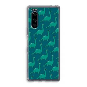 CaseCompany Diplodocus: Sony Xperia 5 Transparant Hoesje