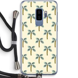 CaseCompany Paradise: Samsung Galaxy S9 Plus Transparant Hoesje met koord