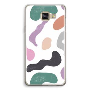 CaseCompany Memphis Shapes: Samsung Galaxy A5 (2016) Transparant Hoesje