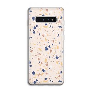CaseCompany Terrazzo N°23: Samsung Galaxy S10 4G Transparant Hoesje