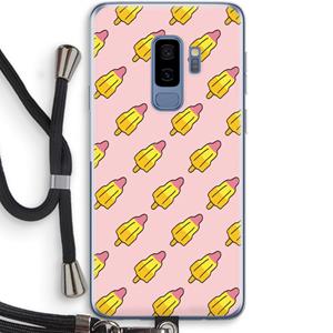 CaseCompany Waterijsjes: Samsung Galaxy S9 Plus Transparant Hoesje met koord
