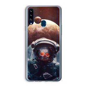 CaseCompany Voyager: Samsung Galaxy A20s Transparant Hoesje
