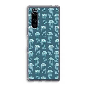 CaseCompany Kwallie: Sony Xperia 5 Transparant Hoesje
