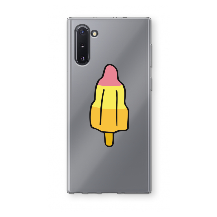 CaseCompany Raketijsje: Samsung Galaxy Note 10 Transparant Hoesje