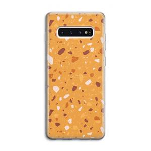 CaseCompany Terrazzo N°24: Samsung Galaxy S10 4G Transparant Hoesje