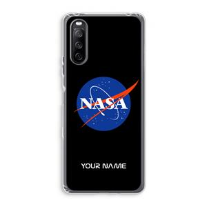 CaseCompany NASA: Sony Xperia 10 III Transparant Hoesje