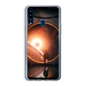 CaseCompany Ephemeral: Samsung Galaxy A20s Transparant Hoesje