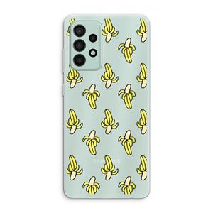 CaseCompany Bananas: Samsung Galaxy A52s 5G Transparant Hoesje