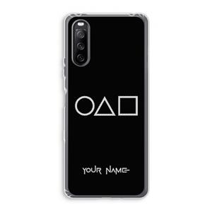 CaseCompany Squid Game: Sony Xperia 10 III Transparant Hoesje