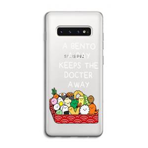 CaseCompany Bento a day: Samsung Galaxy S10 4G Transparant Hoesje