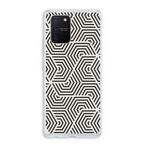 CaseCompany Magic pattern: Samsung Galaxy S10 Lite Transparant Hoesje
