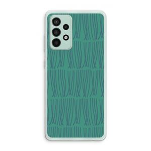 CaseCompany Swirls: Samsung Galaxy A52s 5G Transparant Hoesje