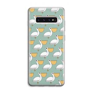 CaseCompany Pelican: Samsung Galaxy S10 4G Transparant Hoesje