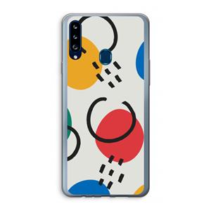 CaseCompany Illustratieve pop 3: Samsung Galaxy A20s Transparant Hoesje