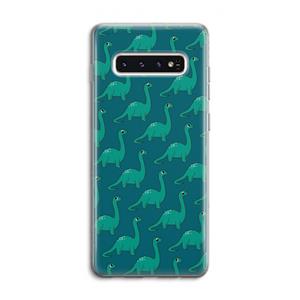 CaseCompany Diplodocus: Samsung Galaxy S10 4G Transparant Hoesje
