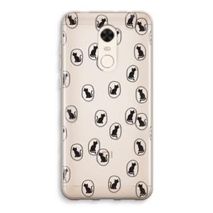 CaseCompany Miauw: Xiaomi Redmi 5 Transparant Hoesje