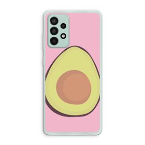 CaseCompany Avocado: Samsung Galaxy A52s 5G Transparant Hoesje