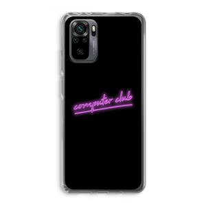 CaseCompany Vice Black: Xiaomi Redmi Note 10 Pro Transparant Hoesje