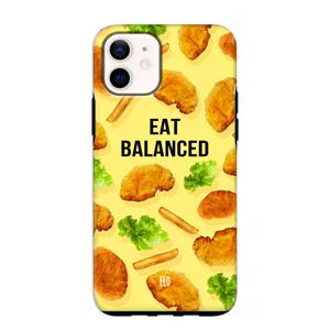 CaseCompany Eat Balanced: iPhone 12 mini Tough Case