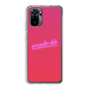 CaseCompany Vice Glow: Xiaomi Redmi Note 10 Pro Transparant Hoesje