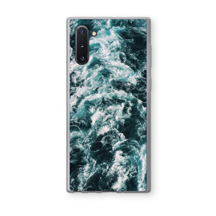 CaseCompany Zee golf: Samsung Galaxy Note 10 Transparant Hoesje