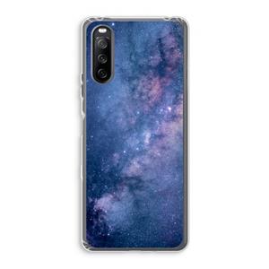 CaseCompany Nebula: Sony Xperia 10 III Transparant Hoesje