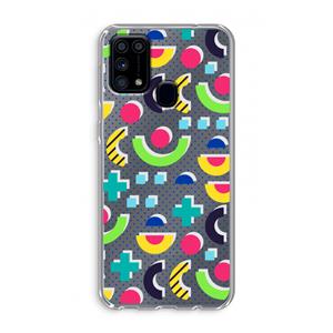 CaseCompany 8-bit N°1: Samsung Galaxy M31 Transparant Hoesje